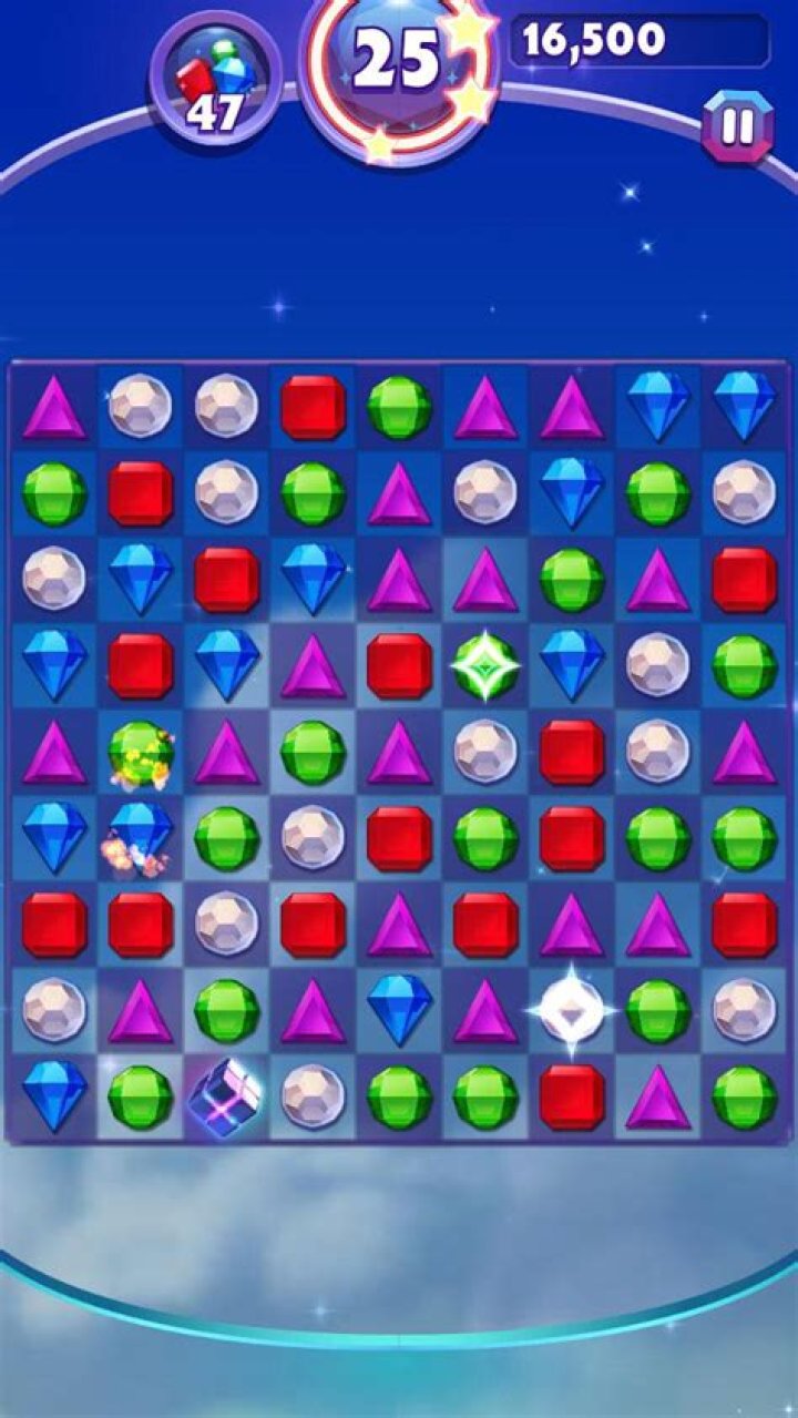 Bejeweled Blitz Hypercube Matching