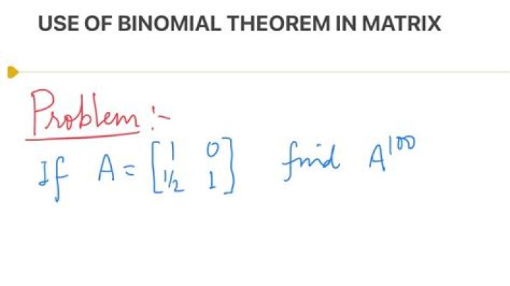 Binomial formula for matrices