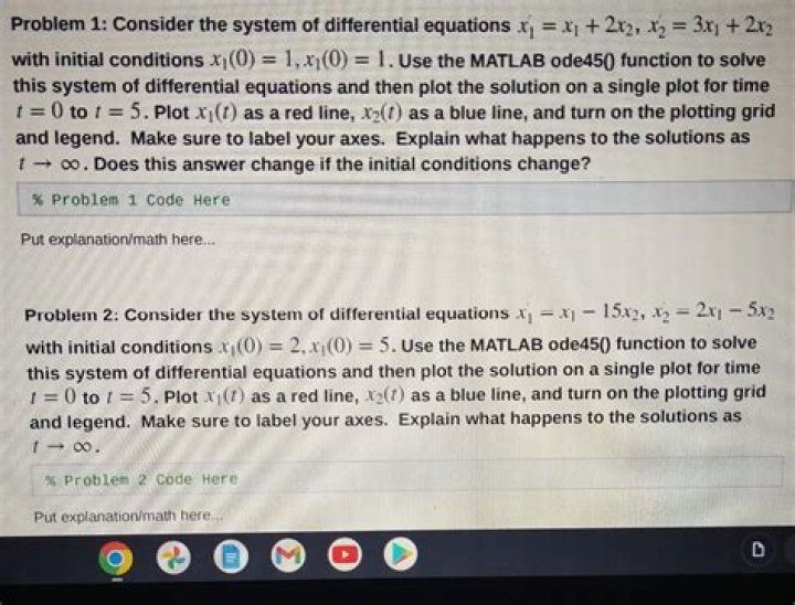 biology models which uses a system of differential equations