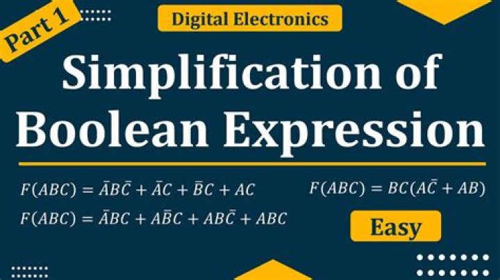 Boolean Expression simplification help