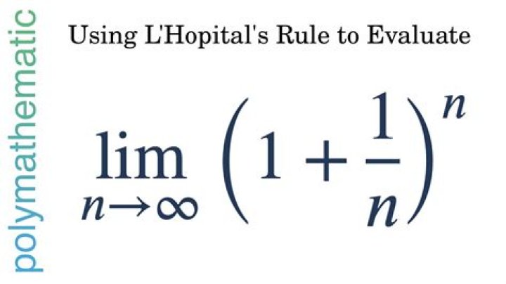 Calculate limit with L'Hospital's rule