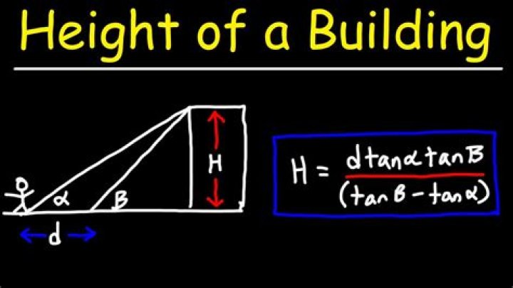 Calculate the height of a distant object using estimated angles from two different points.