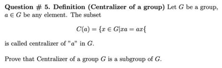 Calculating the centralizer of a matrix in a general linear group.
