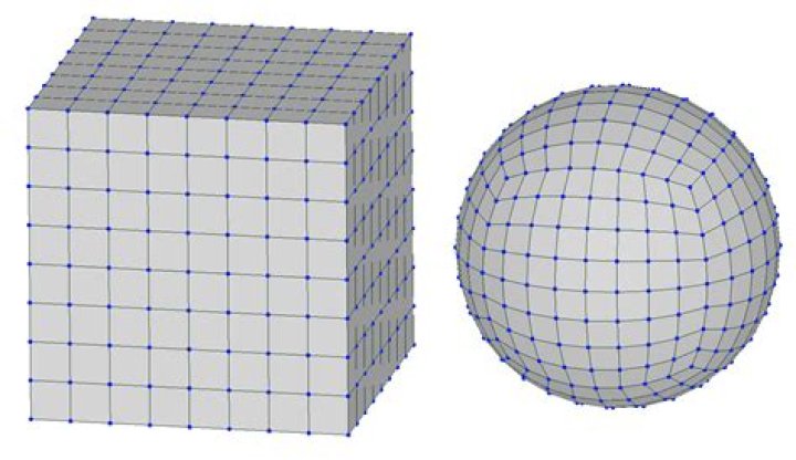Can someone please explain the cube to sphere mapping formula to me?