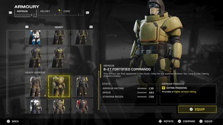 Can we find legendary heavy armor pieces?