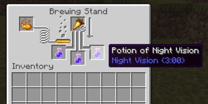 Cancelling cat potion (night vision)