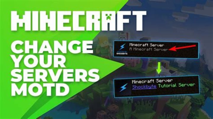 Change Minecraft Server Name?