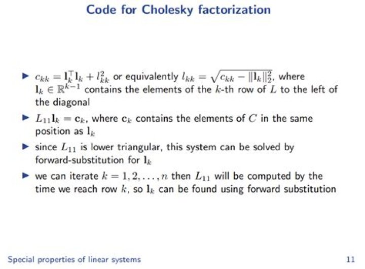 Cholesky LDLT decomposition and B-orthogonalization