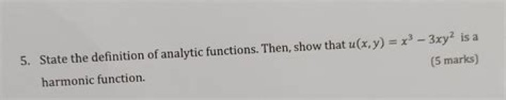 Definition of Analytic functions