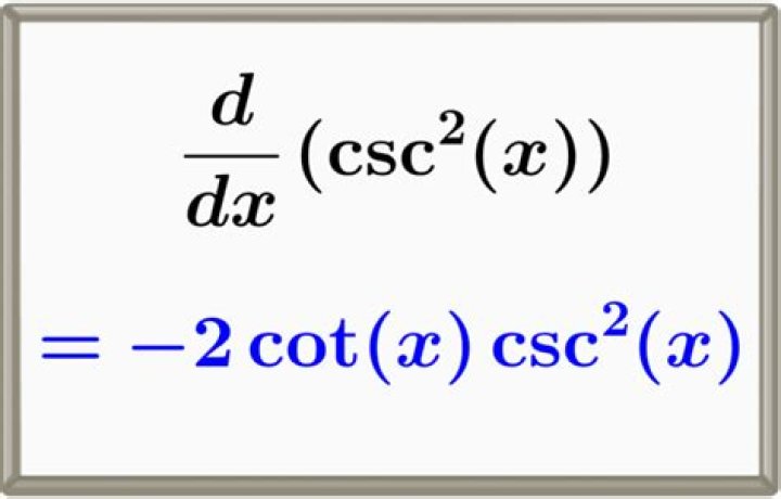 Derivative of $-\csc(2x)$