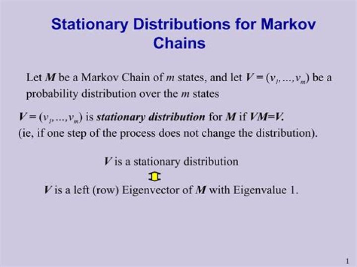 Determine stationary distribution of Markov Chain