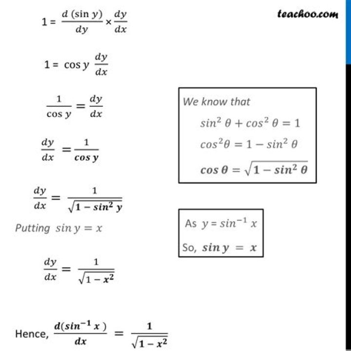 Differentiate the function $y=\cos^{-1}(\sin x)$ w.r.t $x$