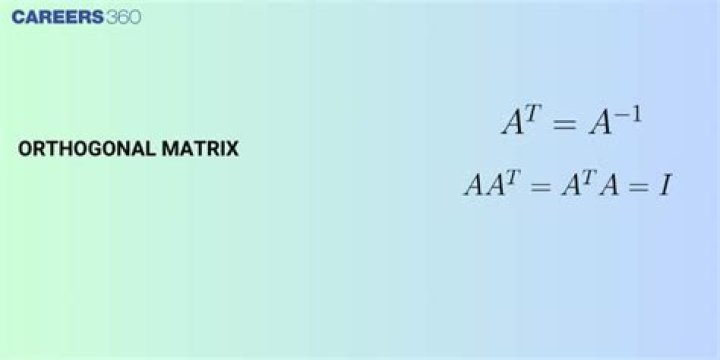 Does $AA^T$ = I iff A is an orthogonal matrix?