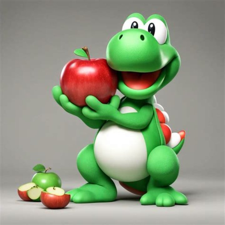 Does Yoshi eating apples do anything?