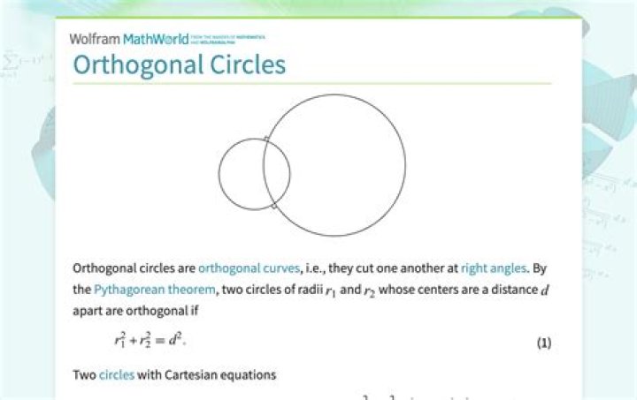 Find a circle orthogonal to two other circles