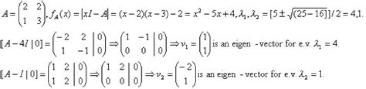 Find all eigenvalues and corresponding eigenvectors for the matrix?