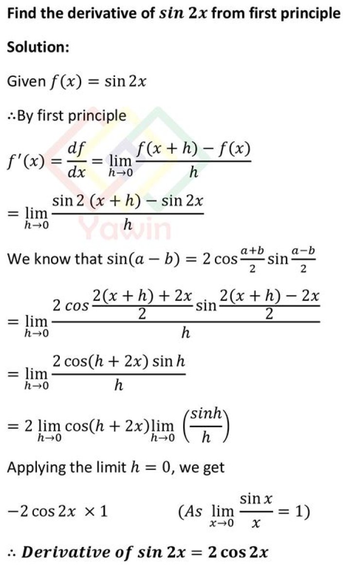 Find $n$-th derivative of $\sin(2x)$