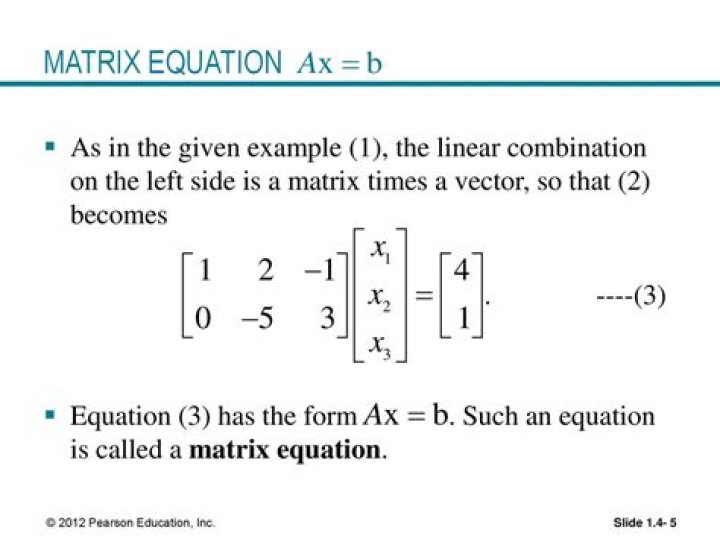 Find precisely the coefficients of product matrix AB as from B.