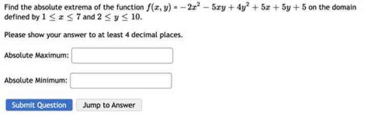 Find the absolute extrema of the function $f(x)=x^2-2x-2$ on $[0,1]$