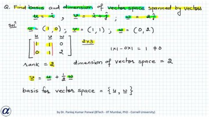 Finding basis from span of vectors
