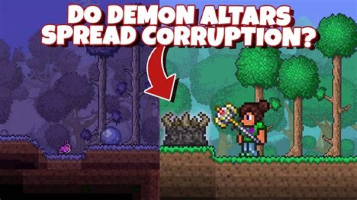 Finding Demon Altars in Terraria