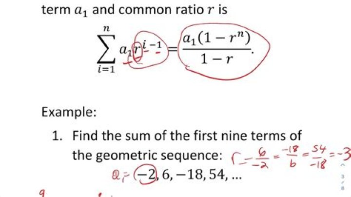 Finding the first three terms of a geometric sequence, without the first term or common ratio.