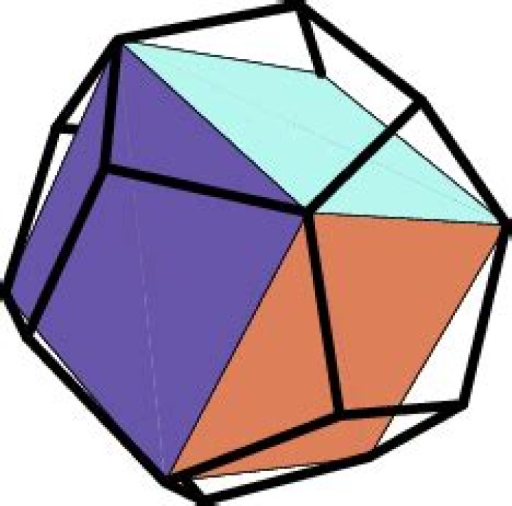 Five Cubes in Dodecahedron