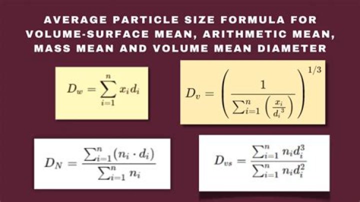 Formula to calculate the average diameter of a mixture of two sizes of marbles.