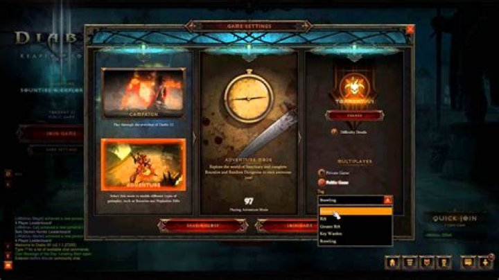 How can I browse public games in Diablo 3?