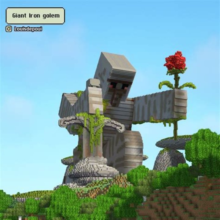 How do I give stuff to an iron golem?