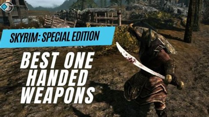 How do I properly use two-handed weapons in Skyrim?