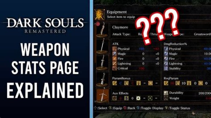 How do I read weapon / armor stats in ADOM?