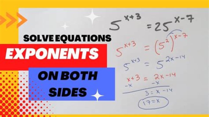 how do I solve for x when it is an exponent on both sides?