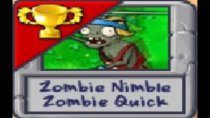 How do you complete zombie nimble zombie quick?