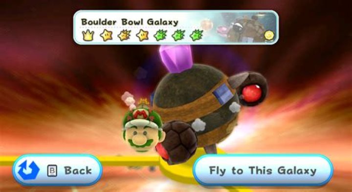 How do you get to the hidden star in Boulder Bowl Galaxy