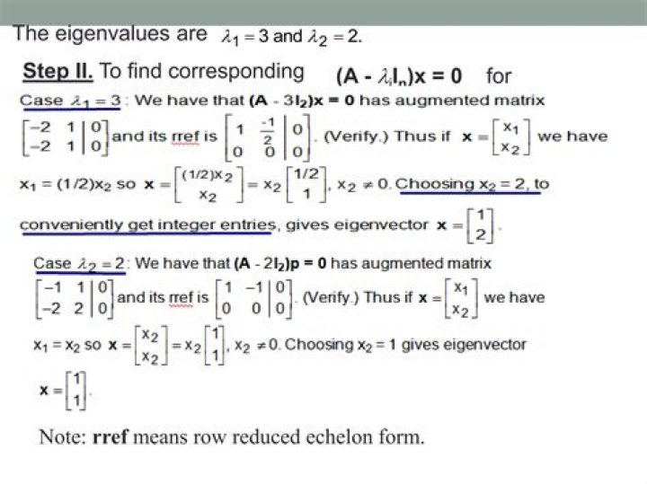 How to calculate the eigenvector corresponding to zero eigenvalue