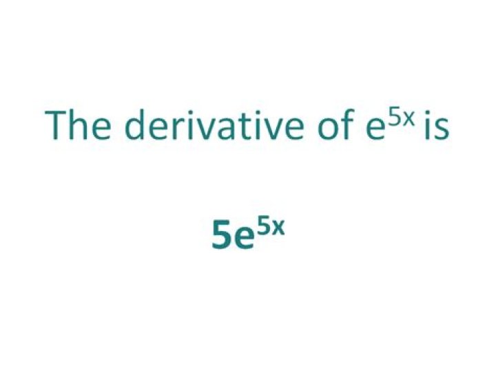 How to find anti derivative of $e^{-5x}$?