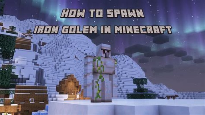 How to get an Iron Golem Spawner in 1.13
