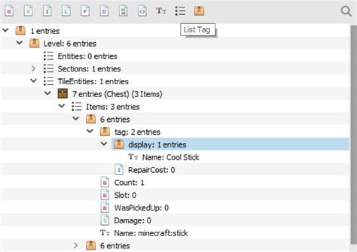 How to use a NBT Editor