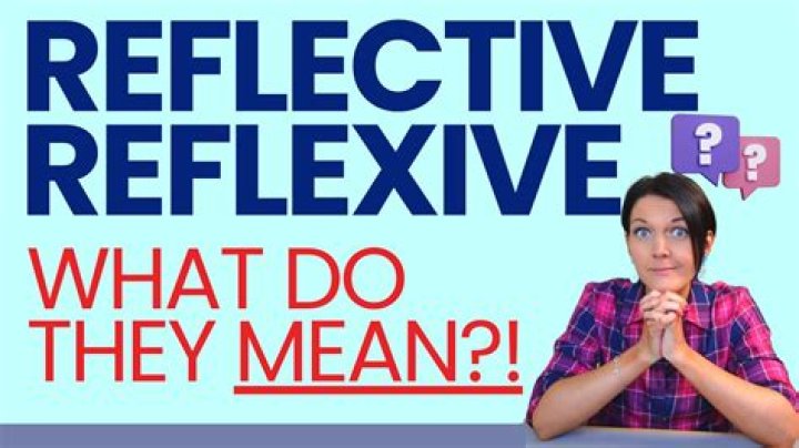 I'm not understanding what a reflexive set is