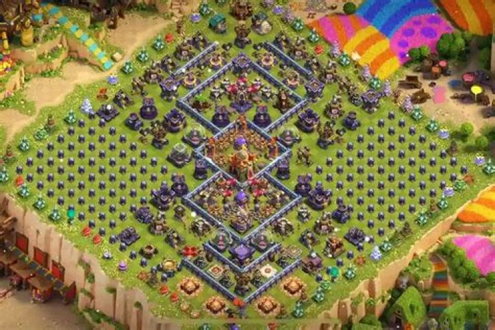 In Clash of Clans, what base/layout is attacked, village or war?