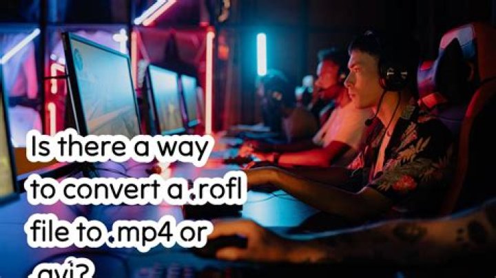 Is there a way to convert a .rofl file to .mp4 or .avi?