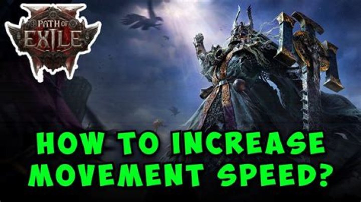 Is there a way to increase movement speed?