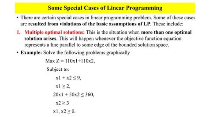 Linear Programming optimization with multiple optimal solutions