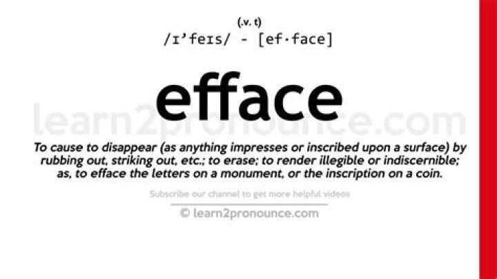 Meaning of "efface" in "effaceable functor" and "injective effacement"
