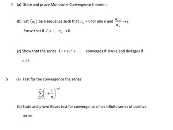 Monotone convergence theorem for series (basic proof)