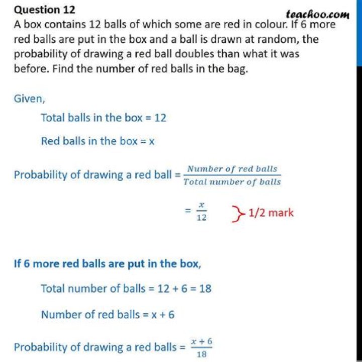 Probability Problem: A box contains 100 balls