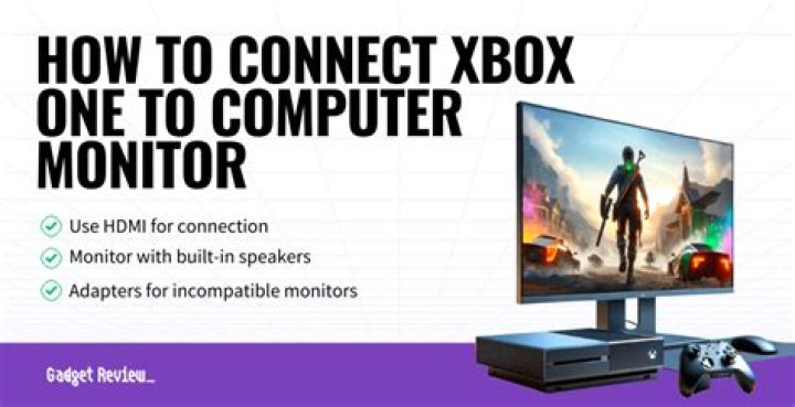 Problem with connecting an Xbox One to a monitor
