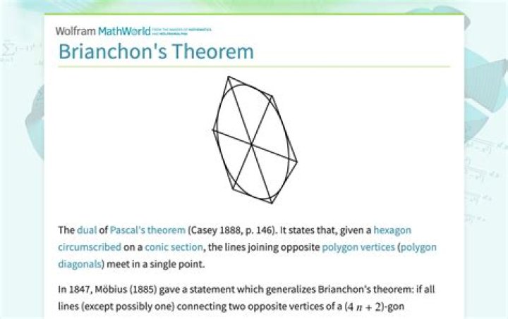 Proof for Brianchon's theorem