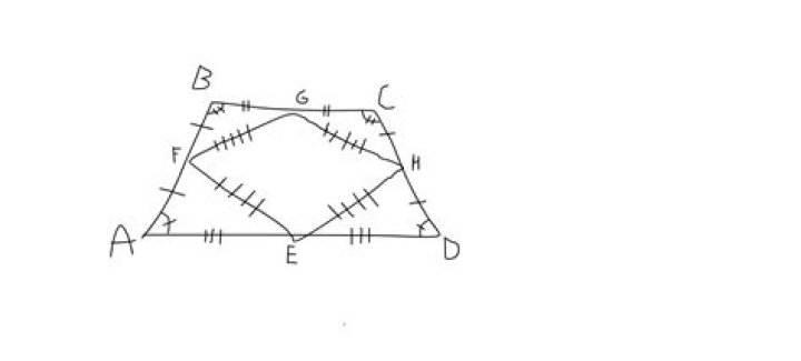 Prove that the dual (ie, "midpoint polygon") of an isosceles trapezoid is a rhombus.
